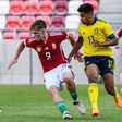 Az U18-as válogatott szoros mérkőzésen kikapott Miskolcon