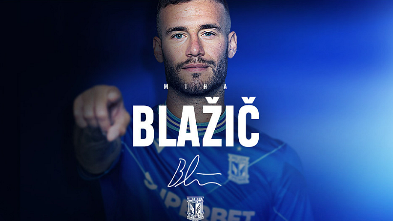 Miha Blazic két évre írt alá Poznanban (fotó: lechpoznan.pl)