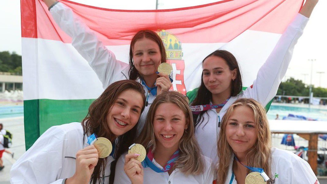 Aranyérmet nyertek a magyar úszók a korosztályos Európa-bajnokságon