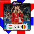 A magyar női röplabdások kikaptak Belgiumban