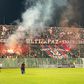 Felgyújtották a vendégszektort a Foggia-szurkolók