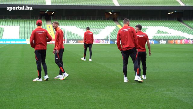 Ismerkedés az Aviva Stadion gyepével