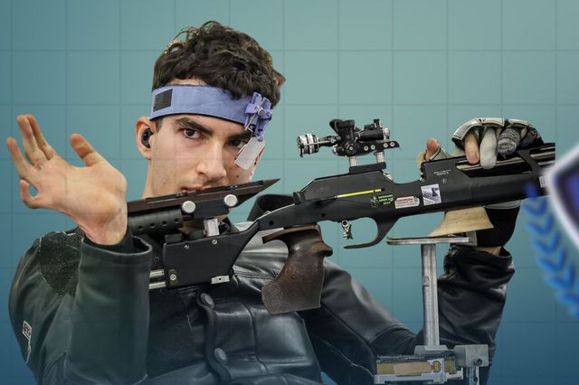 A magyar sportlövő néhány tizeddel maradt el a második helyezett versenyzőtől (Fotó: facebook.com/magyarparalimpiaicsapat)