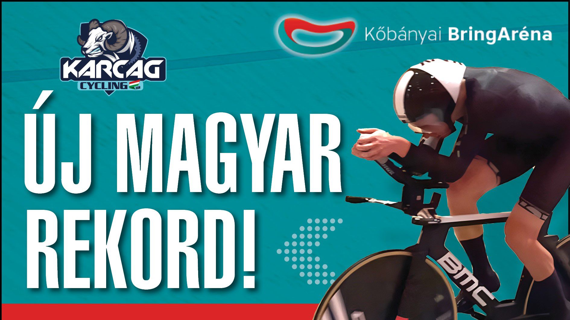 A Karcag Cycling kerékpárosa 60 perc alatt 50,135 km-et tett meg (Fotó: Karcag Cycling/Facebook)