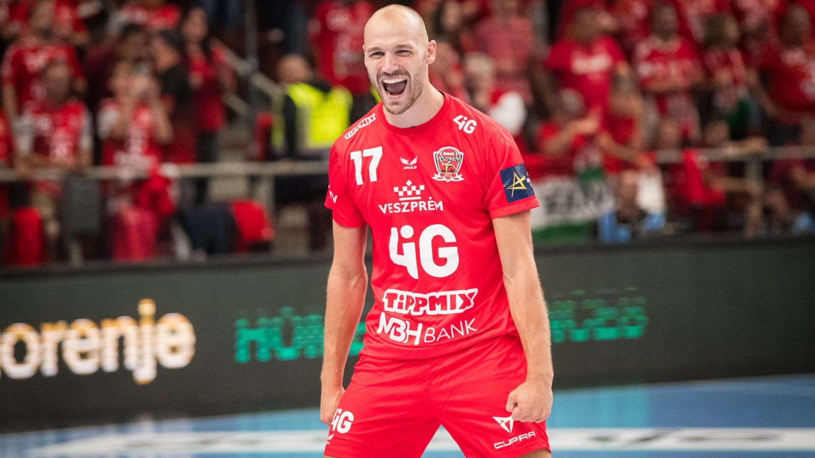 Sandell 2026-ig biztosan marad Veszprémben (Fotó: handballveszprem.hu)