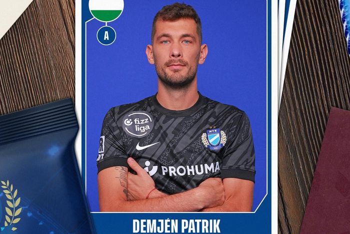 Demjén Patrik is a válogatott keretében (Fotó: MTK Budapest/Facebook)