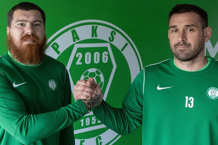 Az ikonikus paksi duó. Fotó: Paksi FC