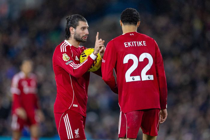 A liverpooli gólszerzők egymást között