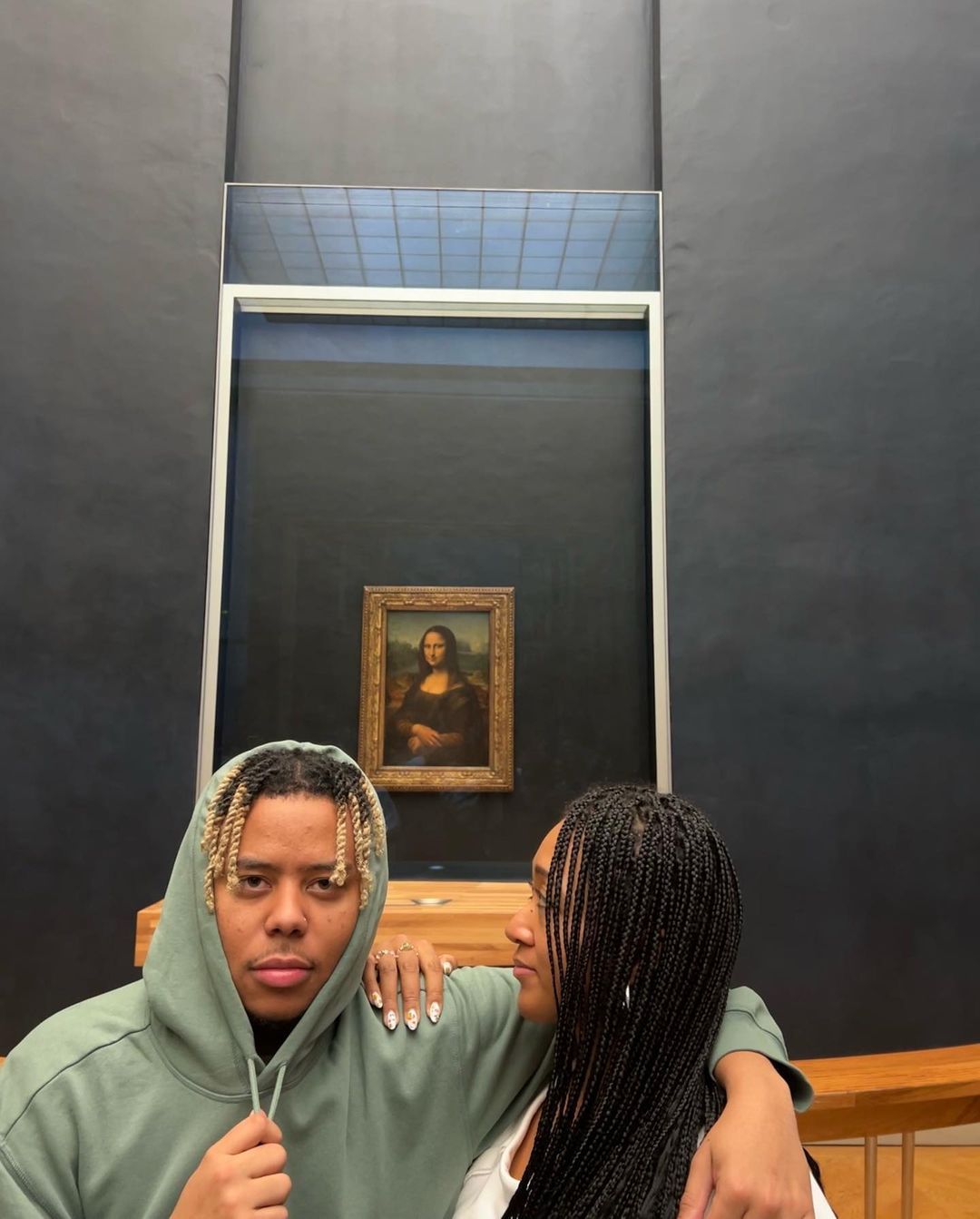 Édeshármas Cordae-val és Mona Lisával (Fotó: Instagram)