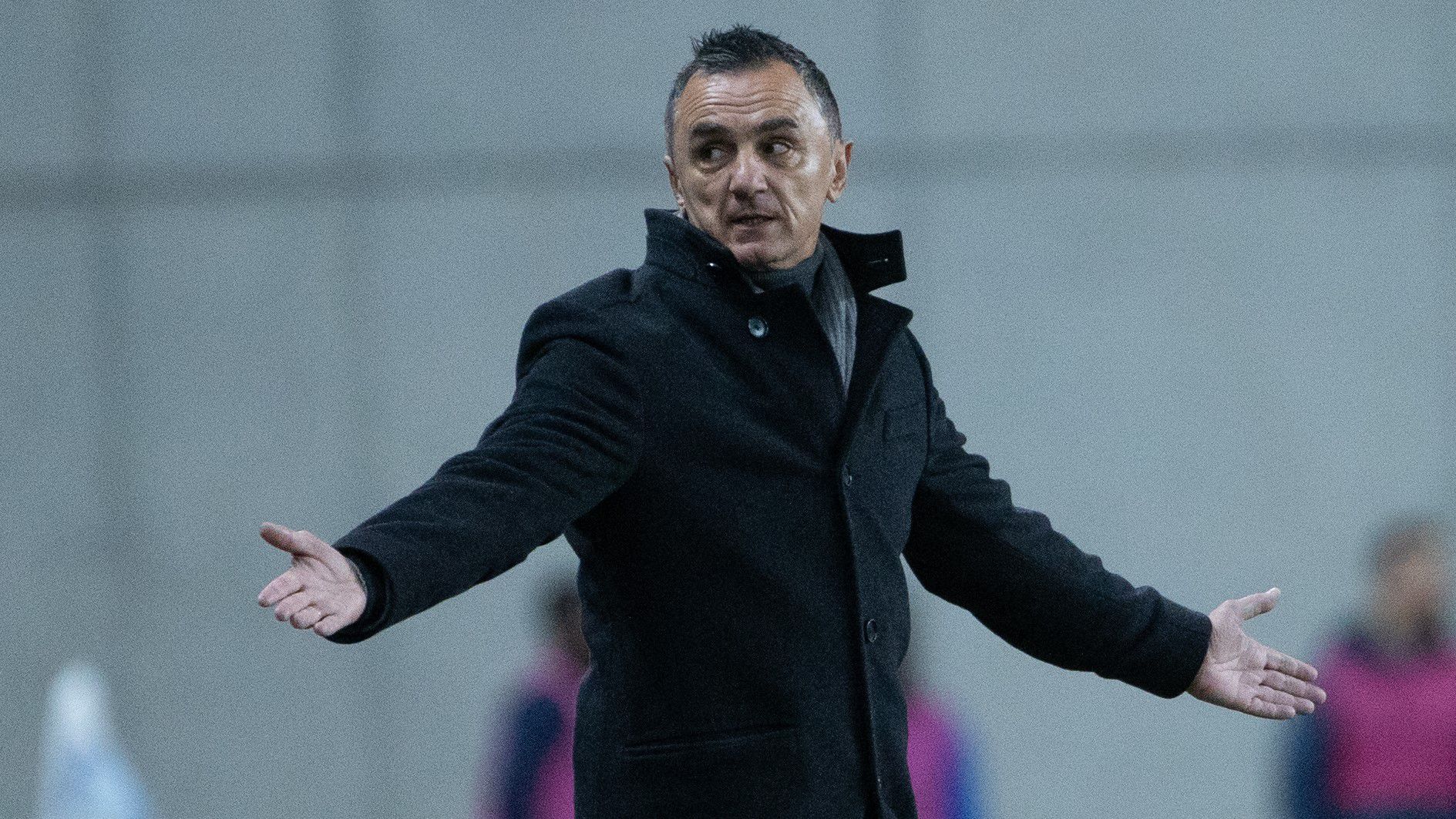 Egyelőre Nebojsa Vignjevicsnek hívják az Újpest FC vezetőedzőjét. Kérdés, hogy meddig… Fotó: Zsolnai Péter