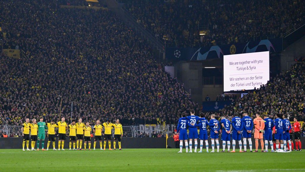 Három héttel korábban Dortmundban a németek 1–0-ra győztek, a Stamford Bridge-n tehát kiélezett küzdelem várható a továbbjutásért. (Fotó: Getty Images)