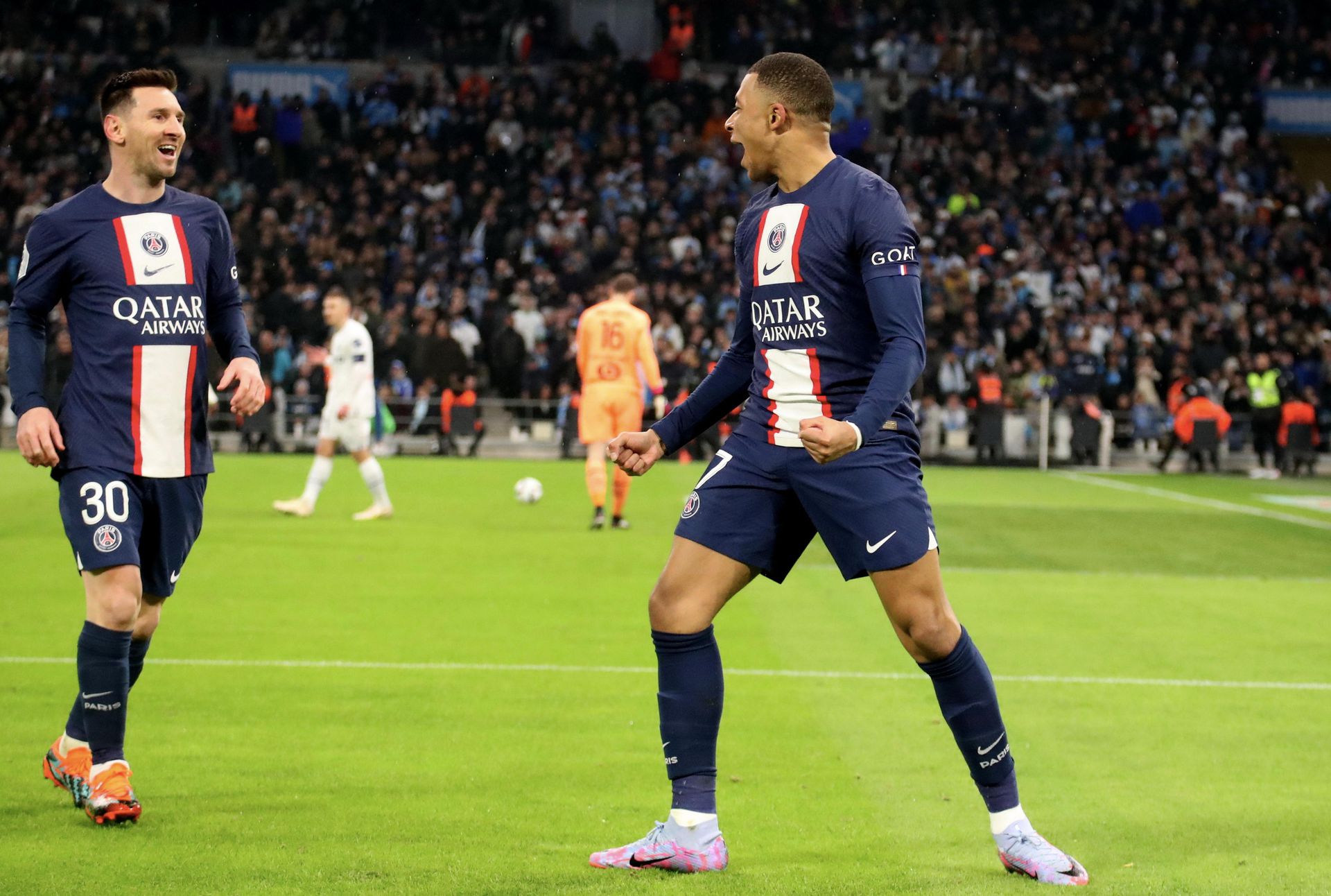 Neymar hiányában Messi és Mbappé kettősére vár a gólszerzés feladata Münchenben /Fotó: Getty Images