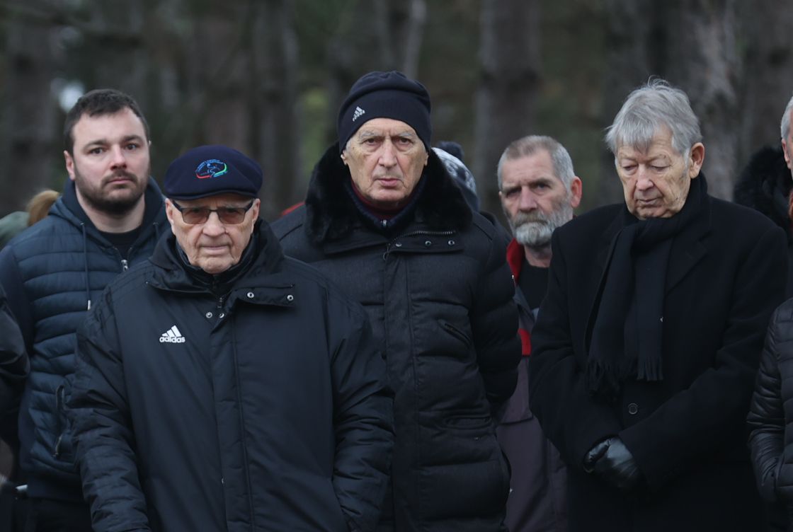 Dunai Antal és Gellei Imre is ott volt a temetésen /Fotó: Zsolnai Péter