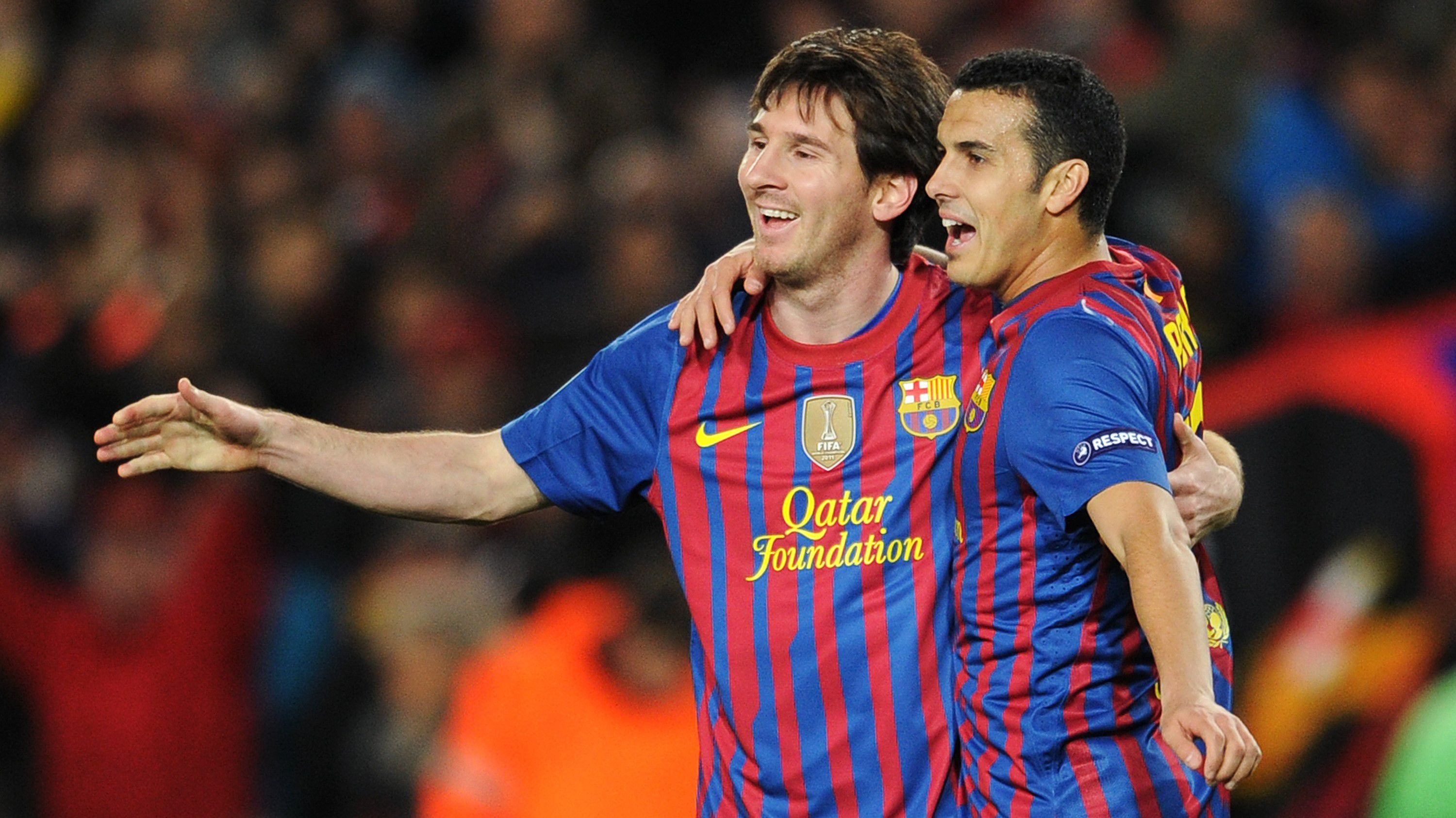 Lionel Messi (balra) aznap este megállíthatatlan volt a Leverkusen ellen