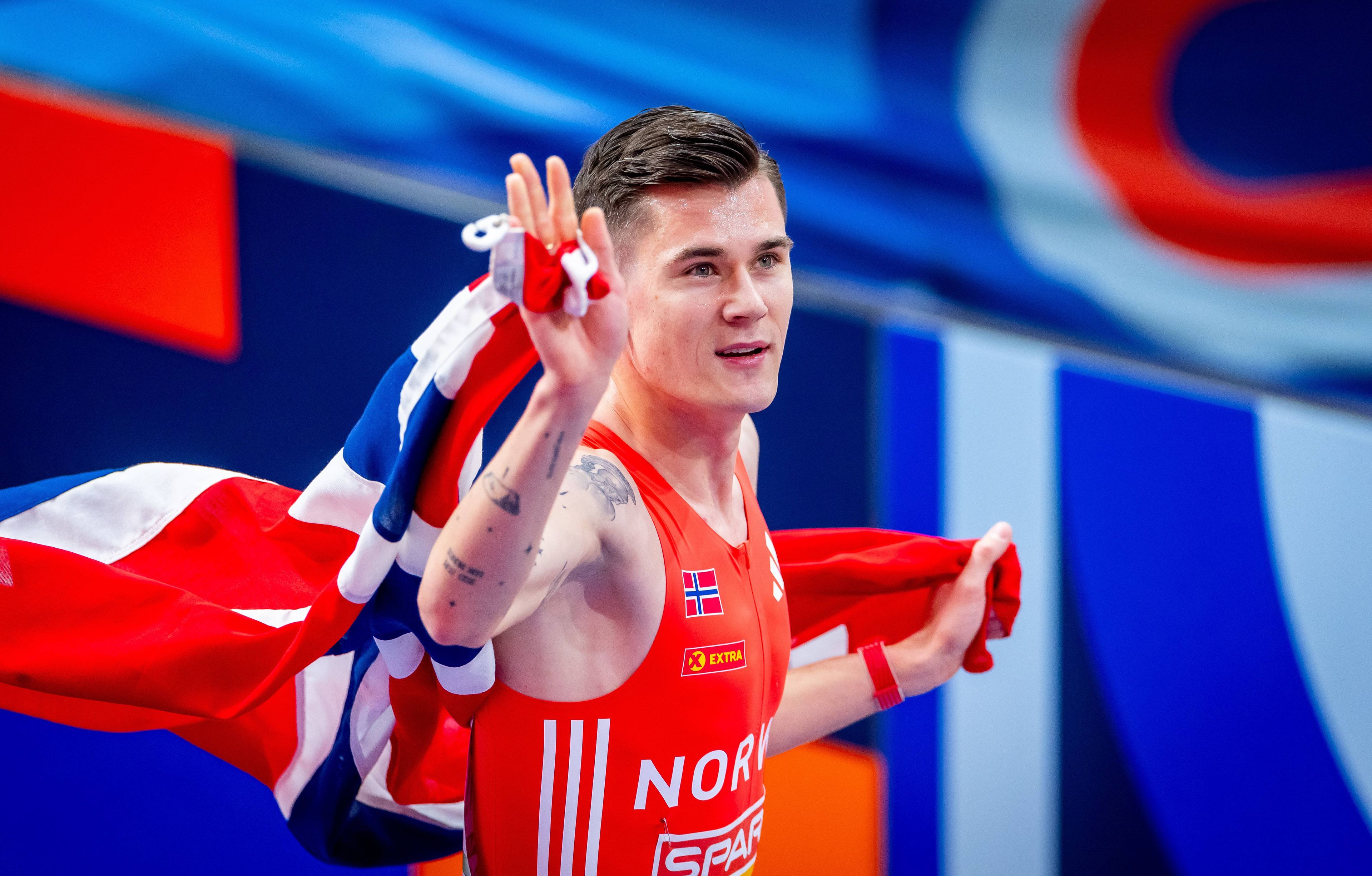 Jakob Ingebrigtsen sorozatban harmadszor aranyérmes 1500 méteren, a fedettpályás Eb-n