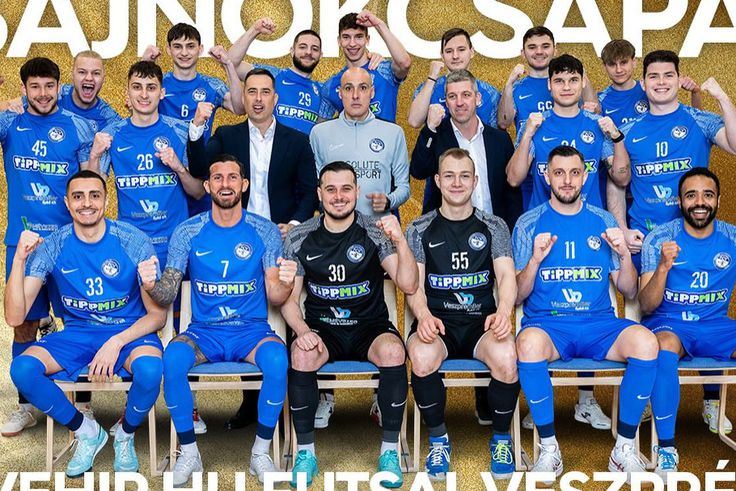 Története során először bajnok a Veszprém