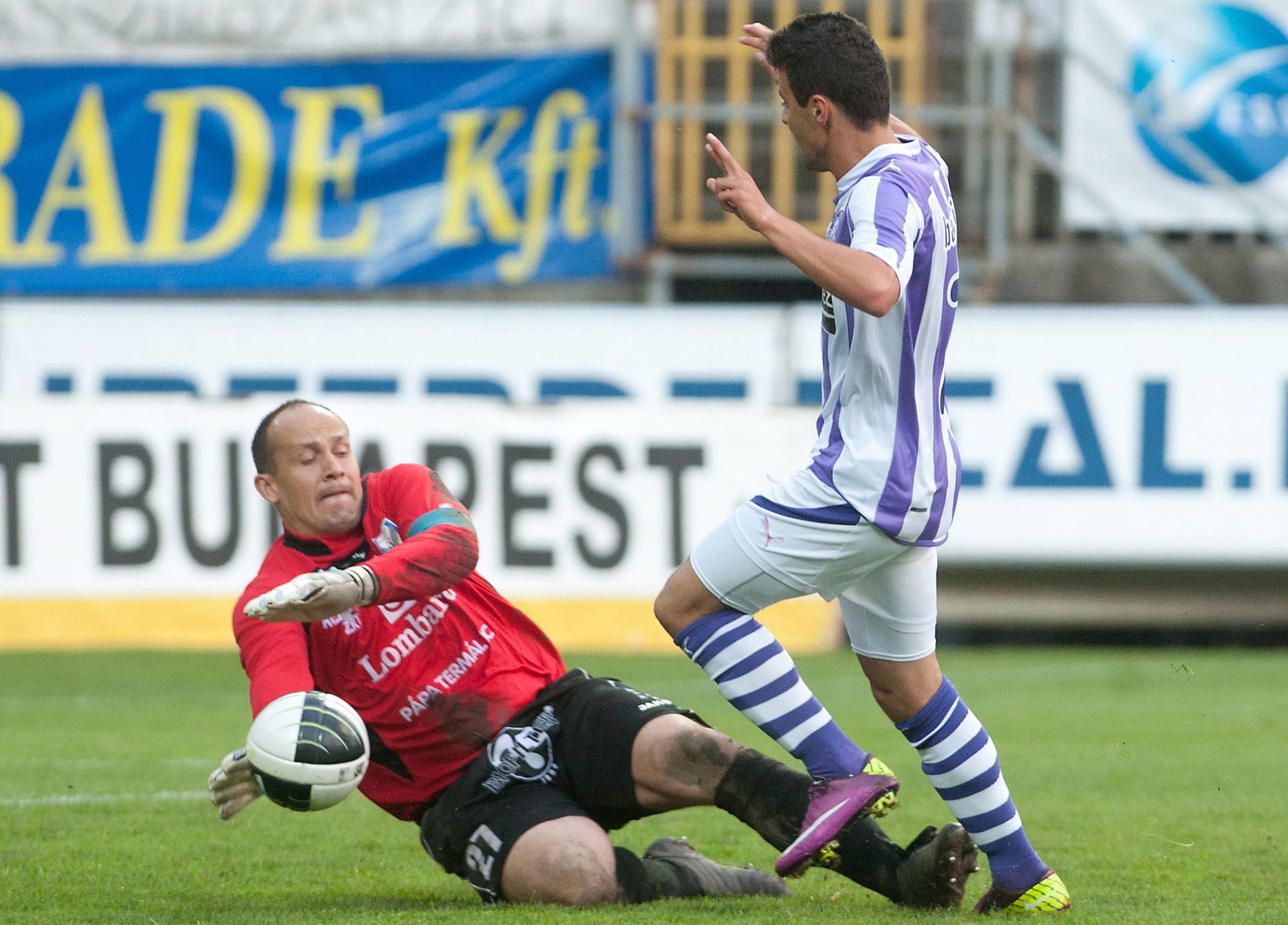 Közel tíz évig őrizte a Pápa kapuját – az Újpest ellen is voltak bravúrjai (Fotó: MTI/Koszticsák Szilárd)