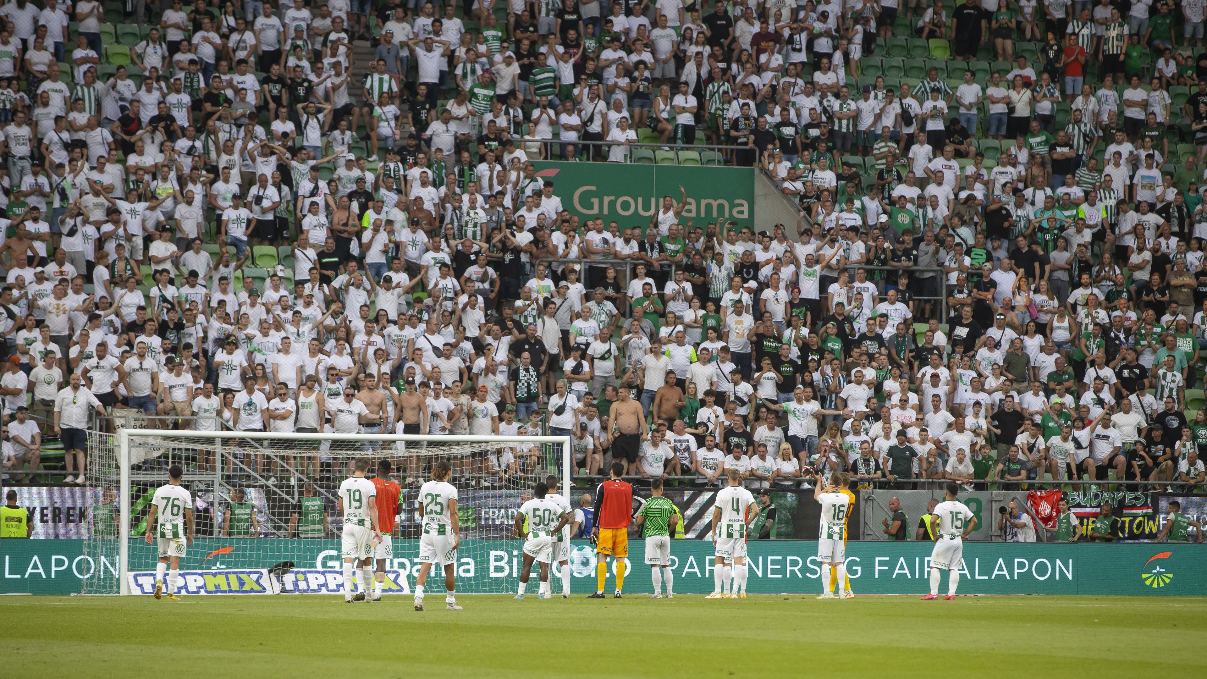 Az UEFA szurkolói miatt büntette a Ferencvárost (Fotó: Czerkl Gábor)