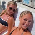 Hull és Cunningham bikiniben robbantotta fel az internetet
