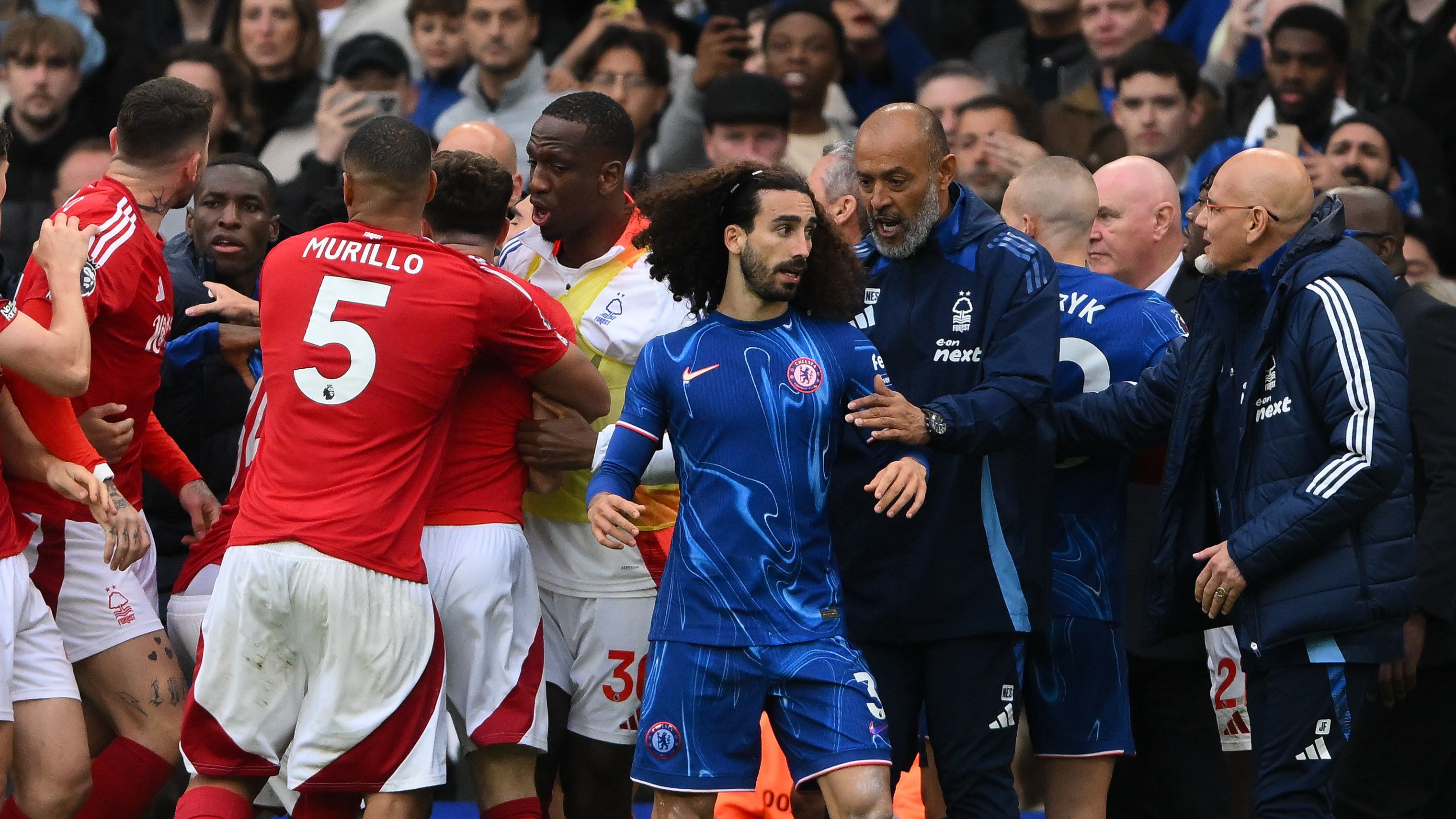 Heves dulakodás alakult ki a Chelsea–Nottingham Forest mérkőzésen