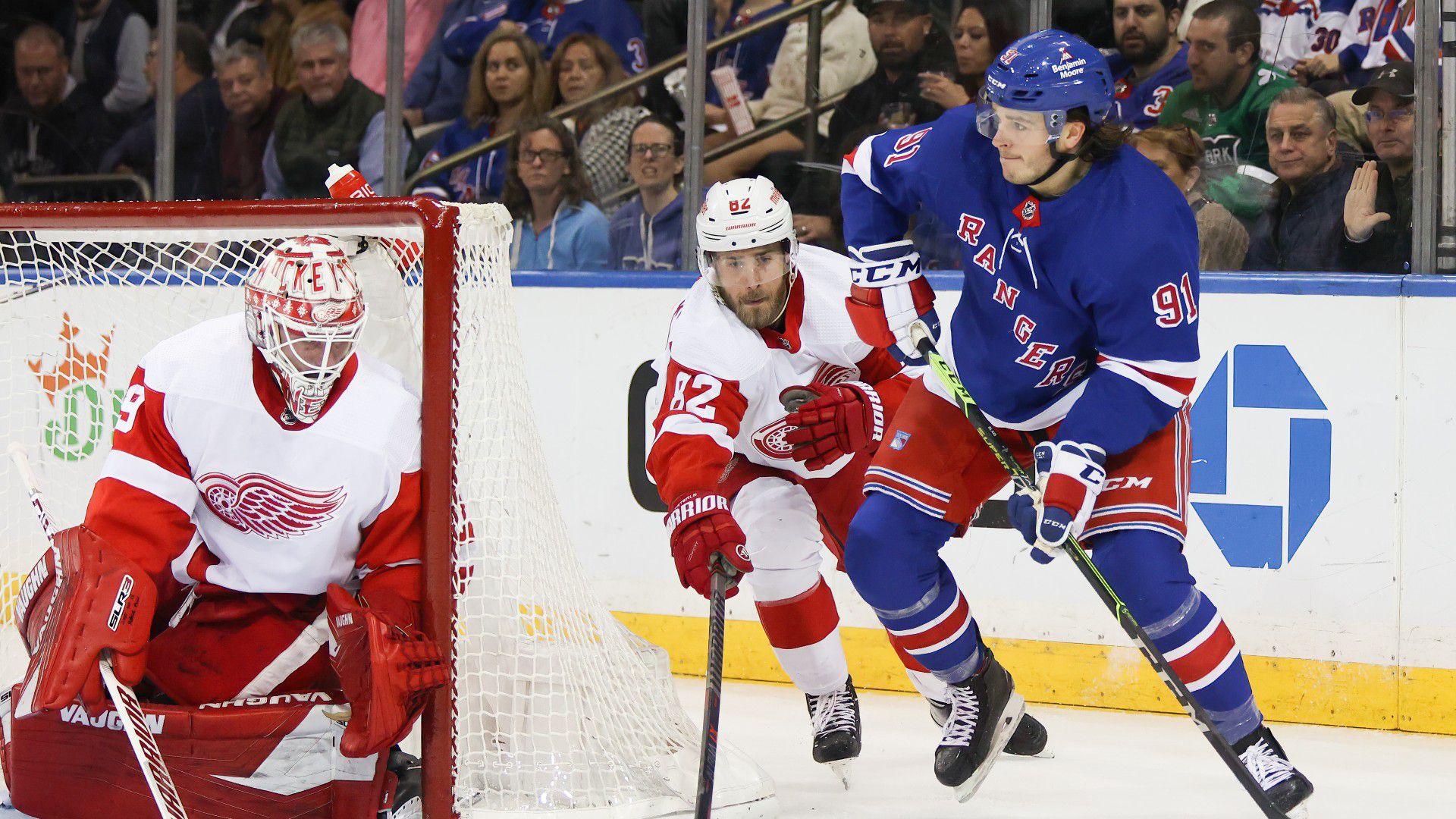 A Rangers kikapott a Detroit Red Wingstől az NHL-ben