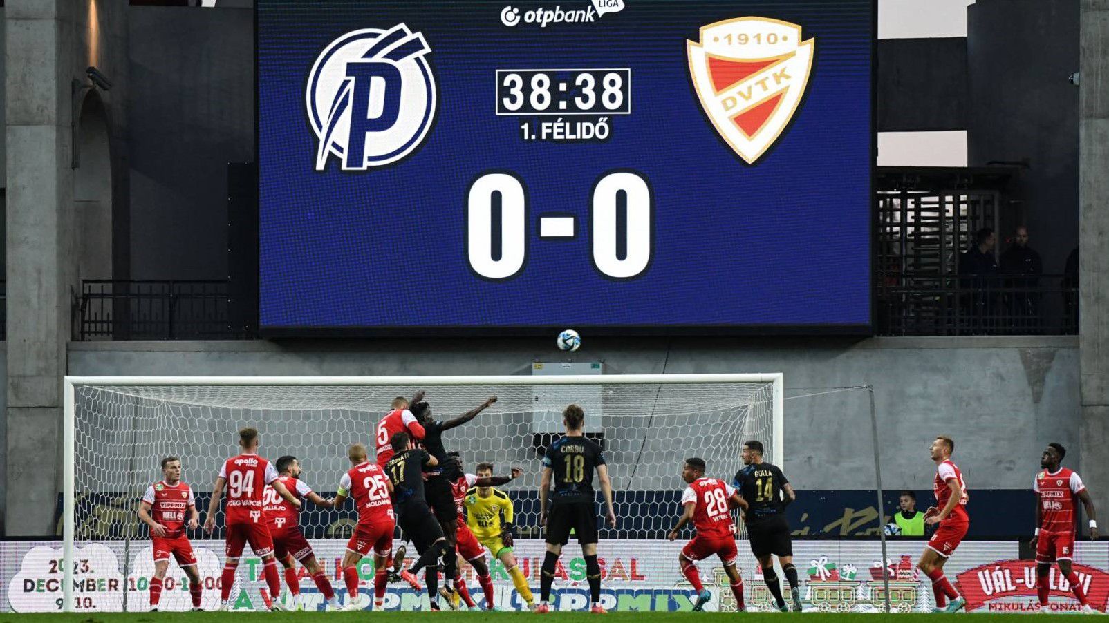A Puskás Akadémia–Diósgyőr volt a második gól nélküli mérkőzés az NB I mostani kiírásában (Fotó: dvtk.eu)