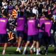 A Barcelona a Camp Nouban edzett