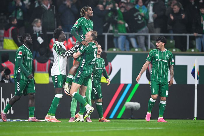 A Werder feljött a 7. helyre a tabellán