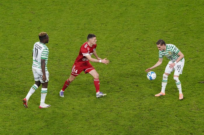 Yusuf Bamidele és Nagy Barnabás is gólt lőttek a Kisvárdának (Fotó: Cselleng Ádám)