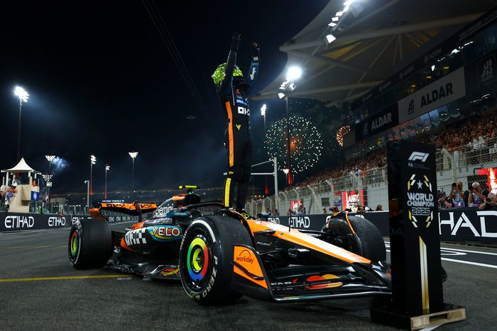 Lando Norris megszerezte első világbajnoki címét (Fotó: Getty Images)