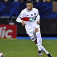Kylian Mbappé most még a PSG fehér szerelésében futballozik...