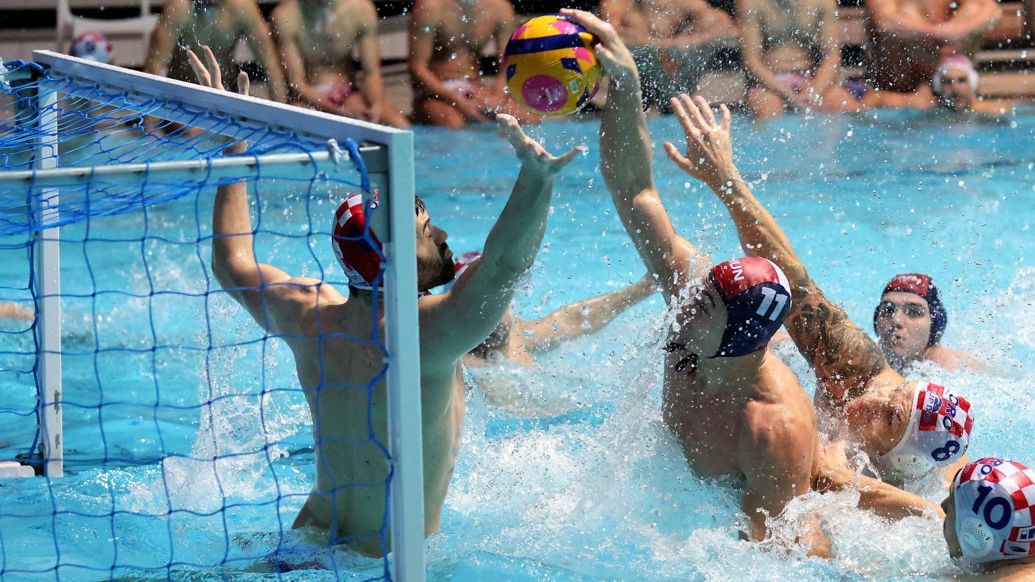 A zágrábi tornán a magyarok legközelebb a vb-ezüstérmes olaszokkal játszanak / Fotó: Waterpolo.hu