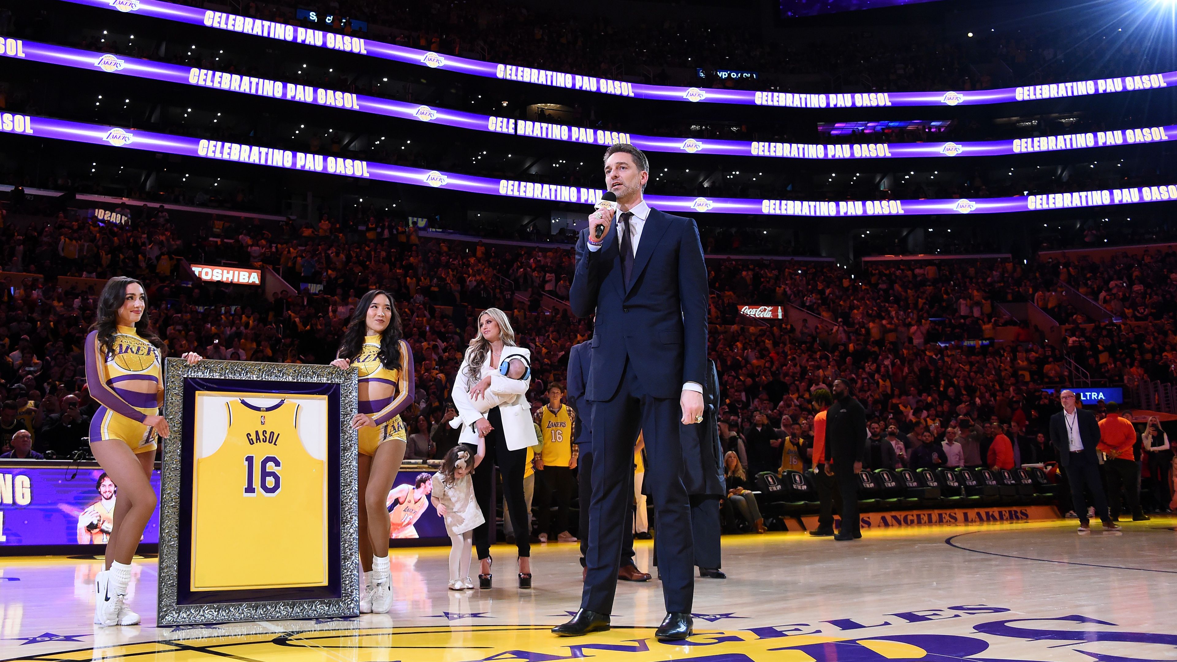 Pau Gasol hat év alatt legendává vált a Los Angeles Lakersnél (Fotó: Getty Images)