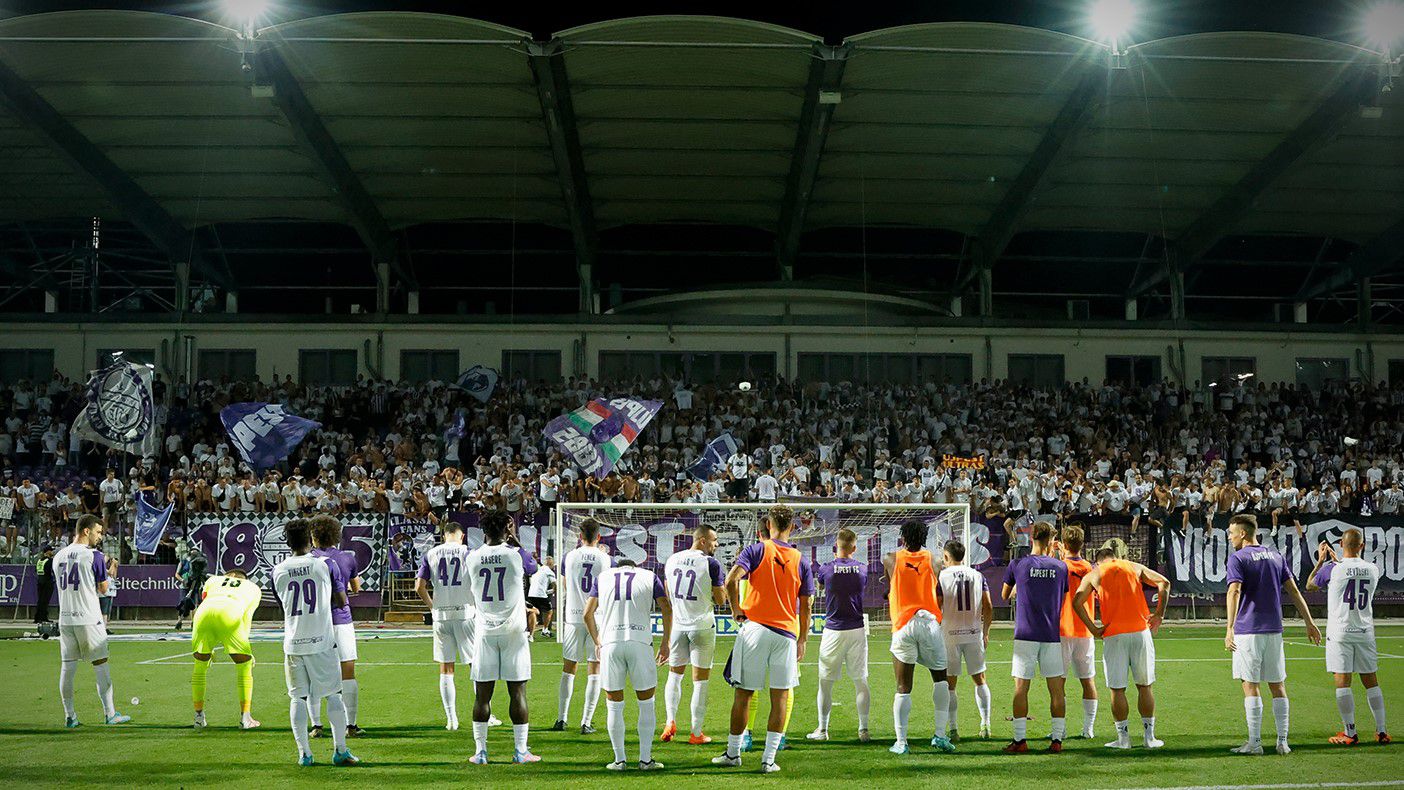 Az újpesti fanok a derbi helyett hazai pályán búcsúztatnák az idényt (Fotó: Újpest FC/Facebook)