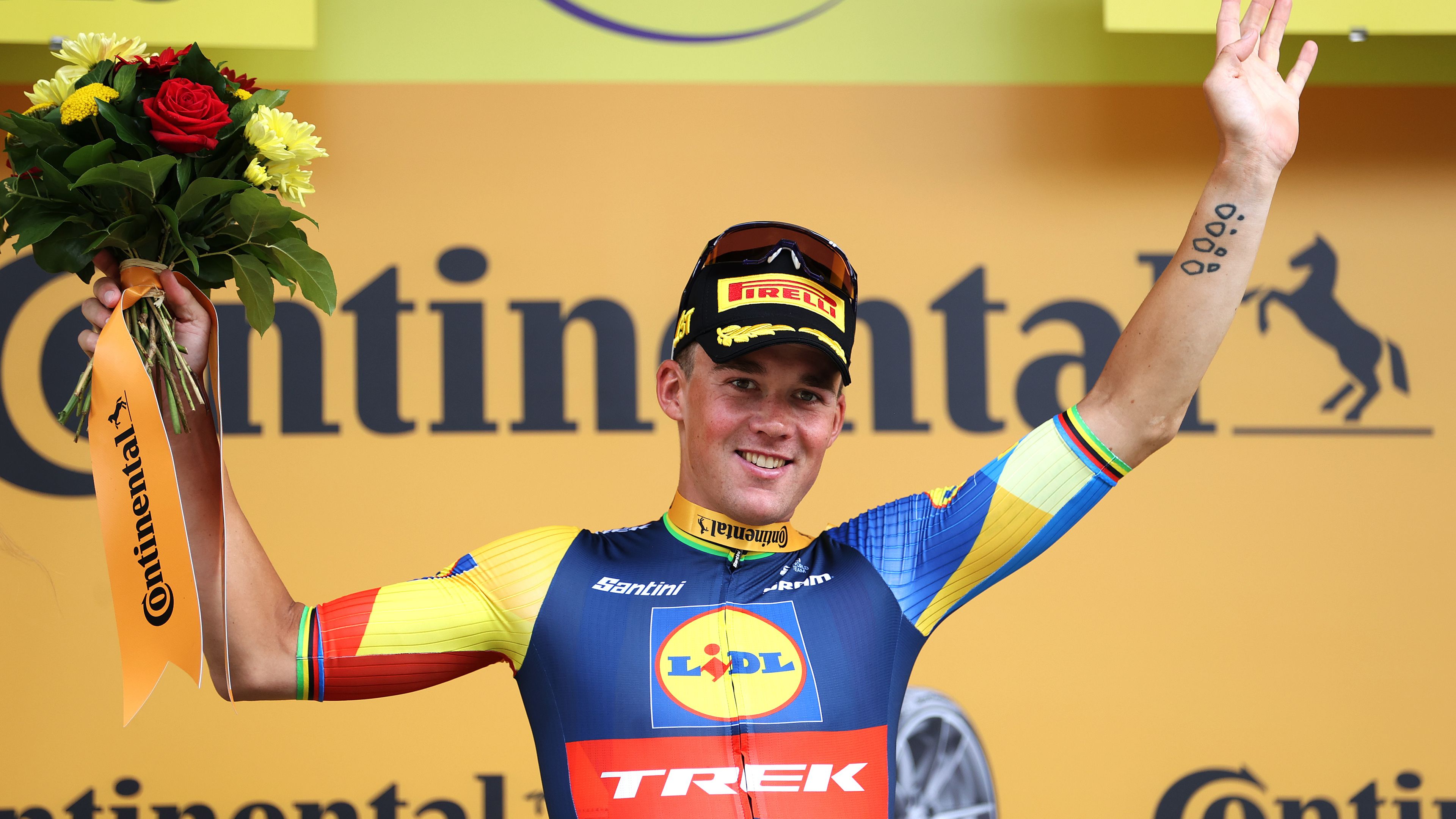 Pedersen nyerte az emelkedős sprintbefutót a Tour de France-on