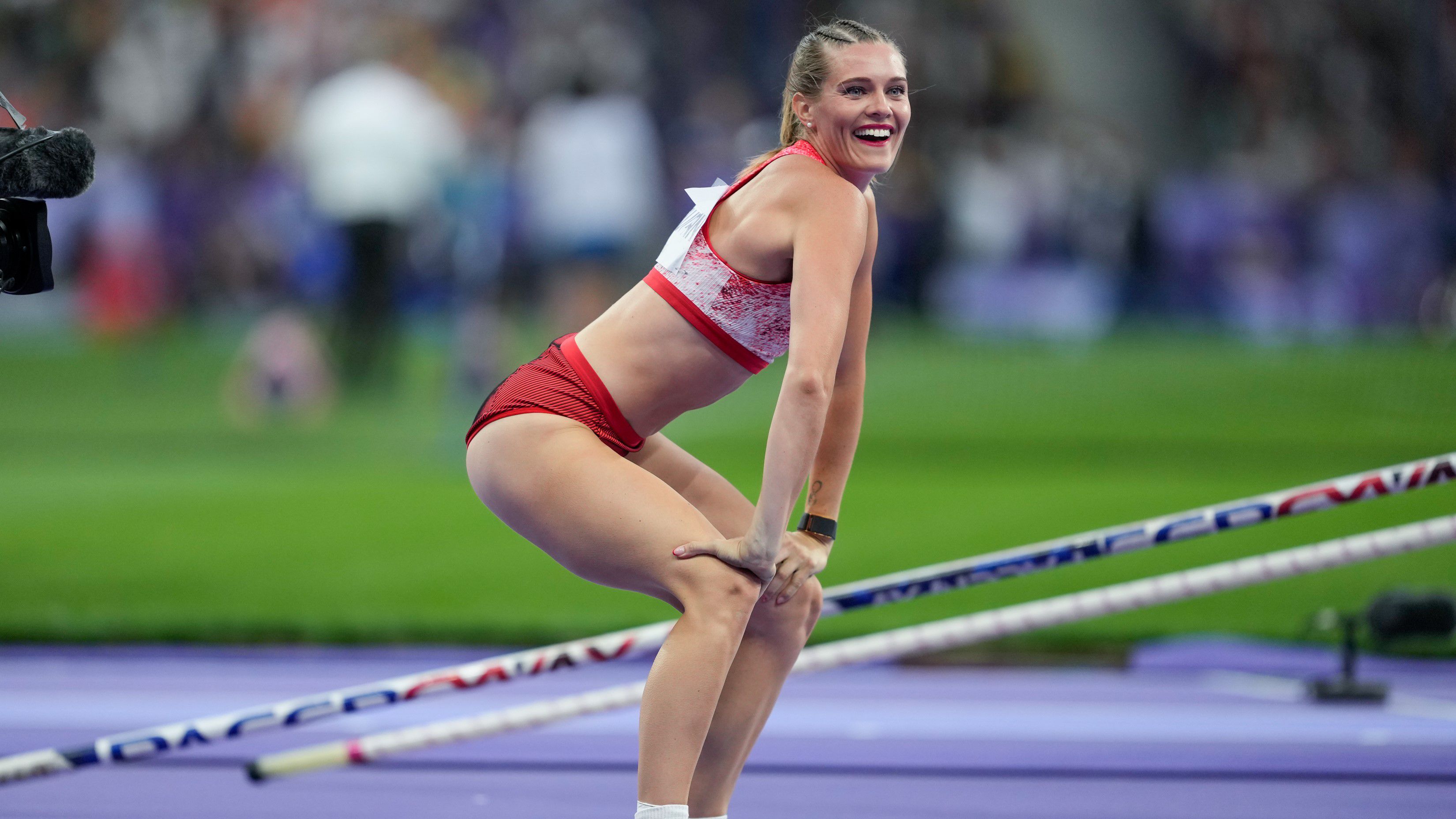 Twerkeléssel ünnepelte olimpiai bronzérmét a gyönyörű atléta, aki az OnlyFans-en is tarol