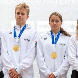 Az Eb után a világbajnokságon is aranyérmet szereztek a junior nyílt vízi úszók