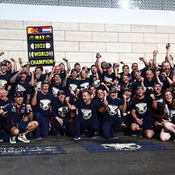 Galéria: így ünnepelte a Red Bull Max Verstappen harmadik világbajnoki címét