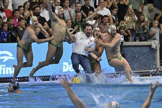 Csak a szokásos Nyéki-öröm egy döntő után (Fotó: Illyés Tibor - MTI)