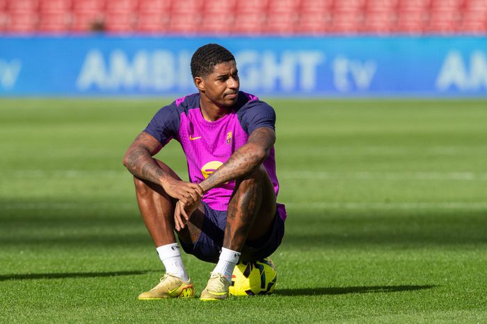 Rashfordnak tetszett az első edzés a Camp Nou-ban