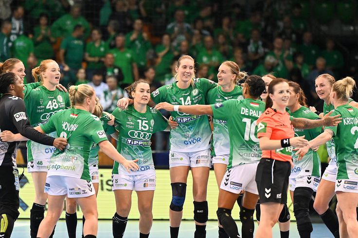 A Győr hét meccs után százszázalékos teljesítménnyel az A csoport élén áll. Fotó: MTI