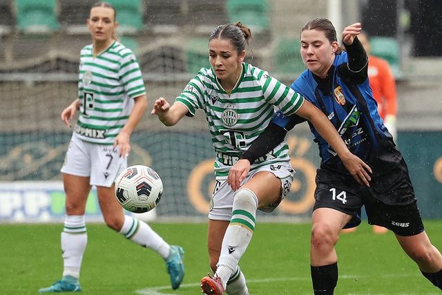 Továbbra is a tabella élén a címvédő Ferencváros. Fotó: Fradi.hu