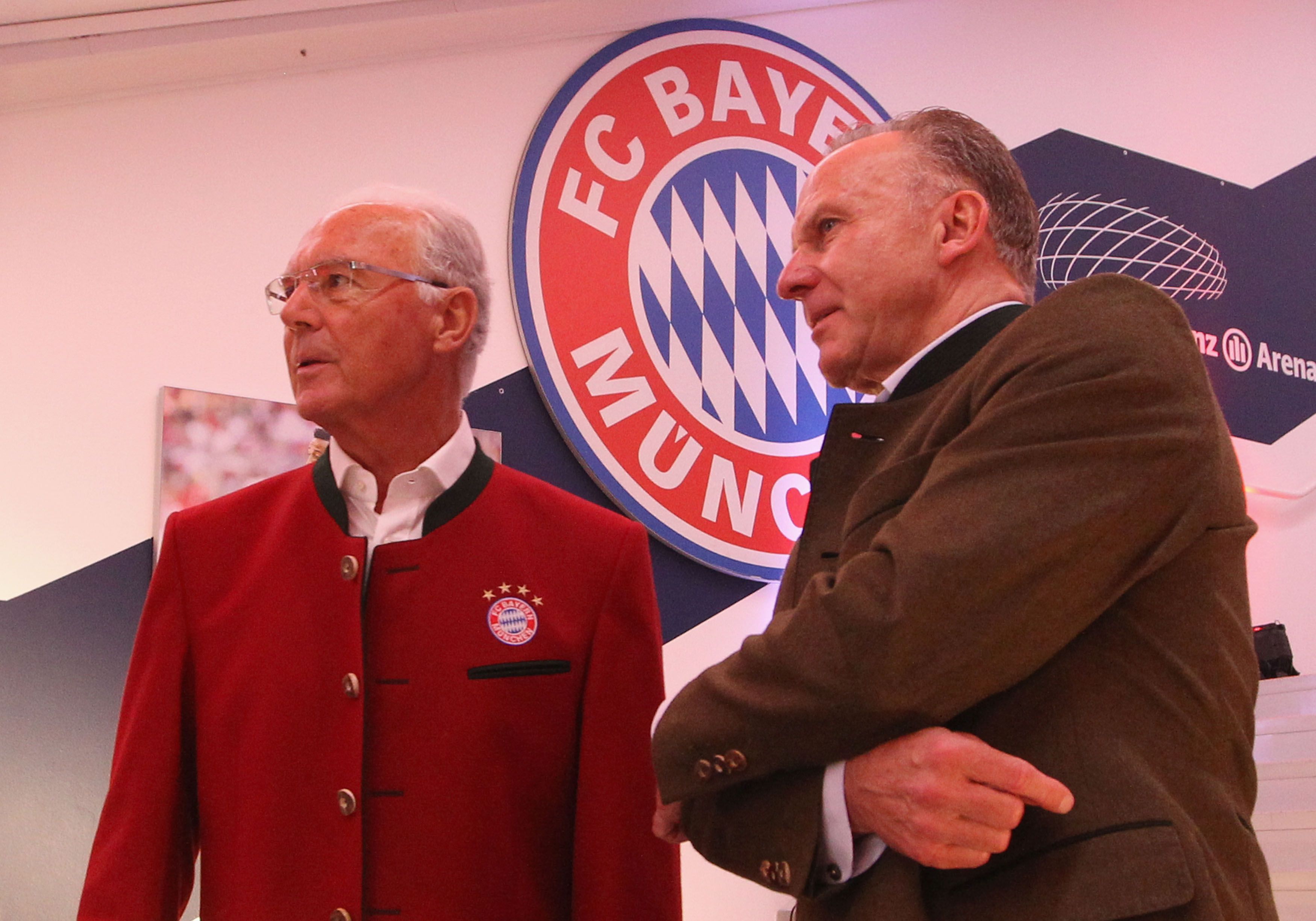 Franz Beckenbauer (balra) és Karl-Heinz Rummenigge – mindketten sokat tettek a német labdarúgásért...