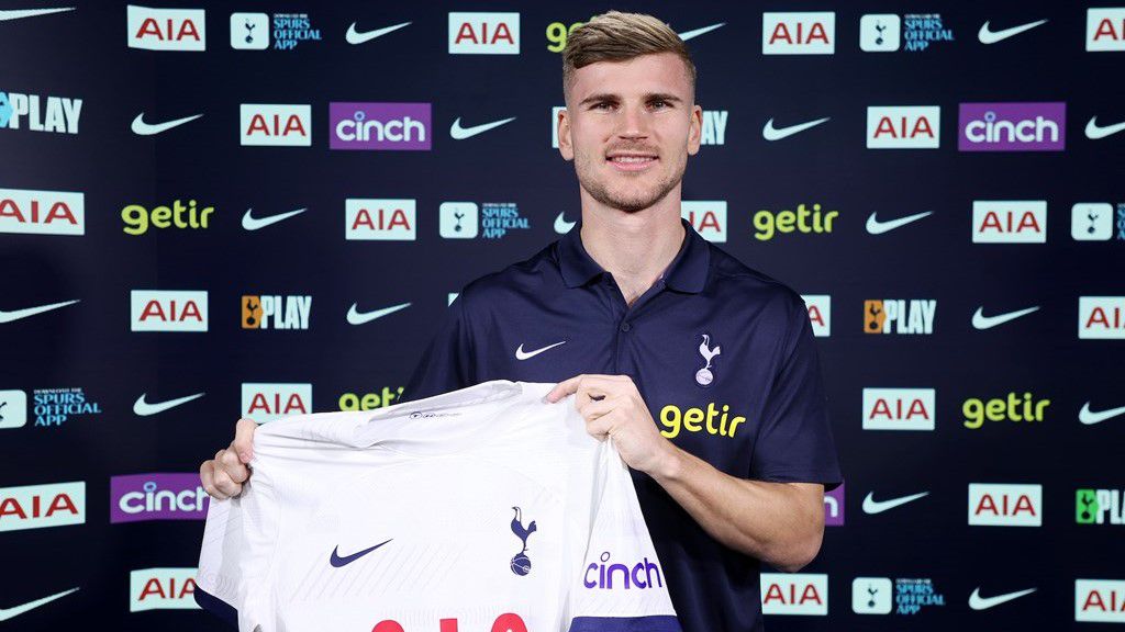 Timo Werner kölcsönbe a Tottenhamhez került (Fotó: tottenhamhotspur.com)