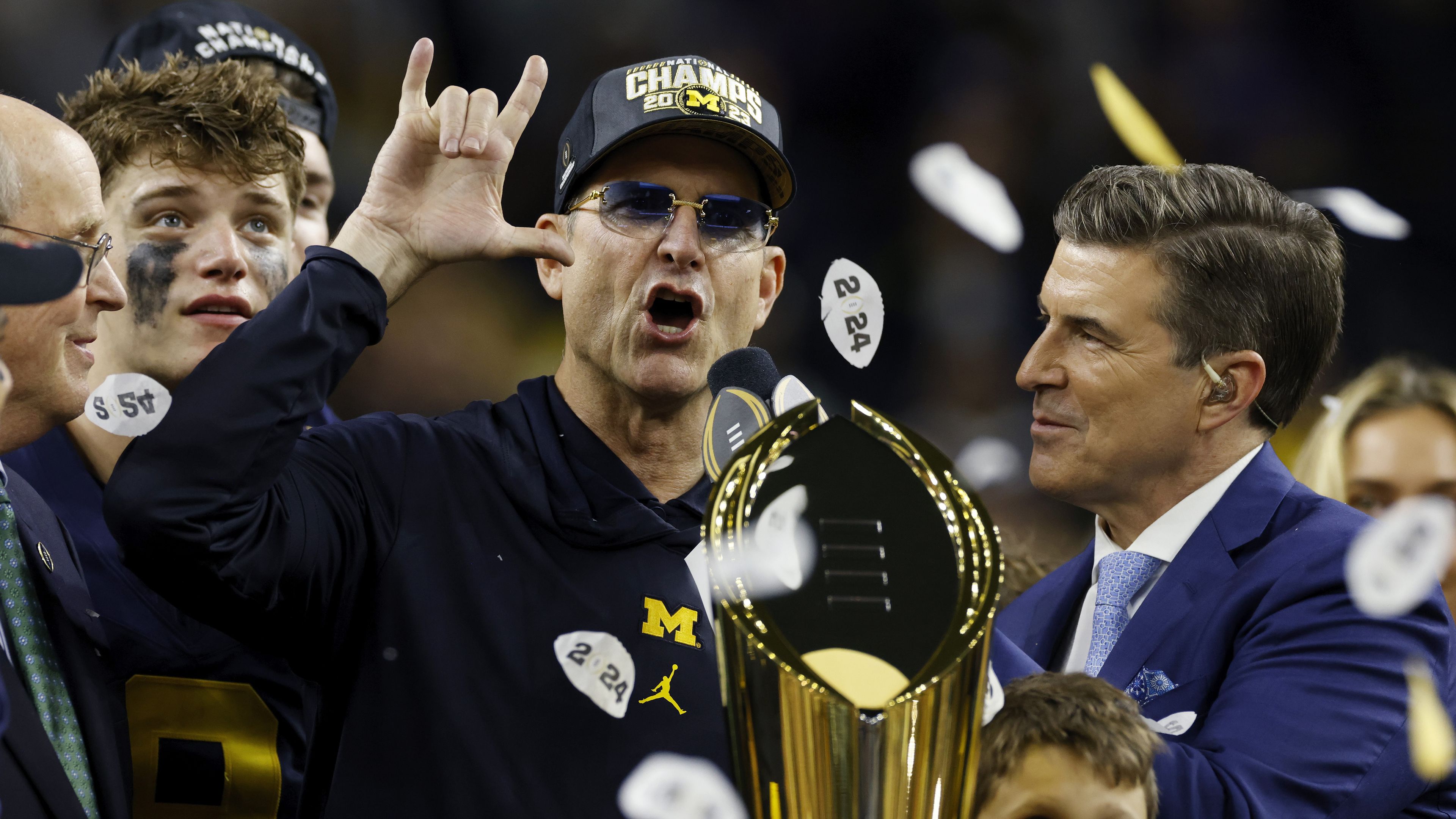 Jim Harbaugh győzelemre vezette csapatát (Fotó: Getty Images)