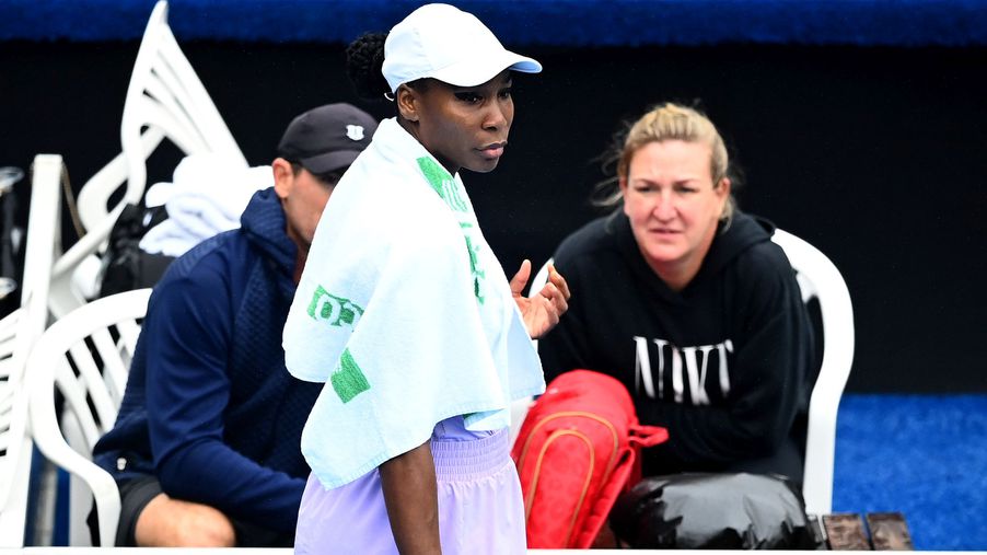 Venus Williams Aucklandben sérült meg