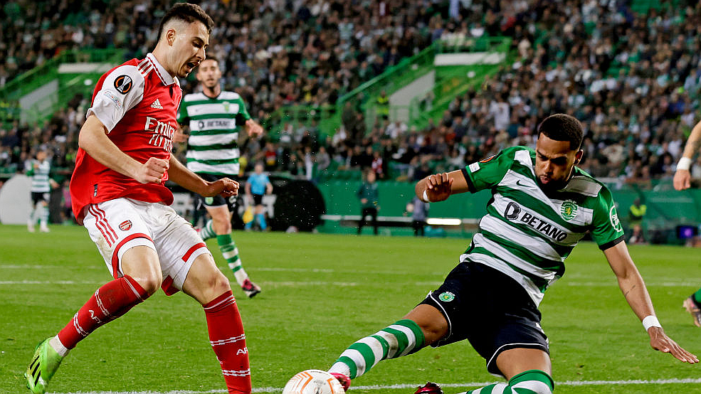 Az Arsenal egy öngóllal harcolta ki a döntetlent Lisszabonban (fotó: Getty Images)