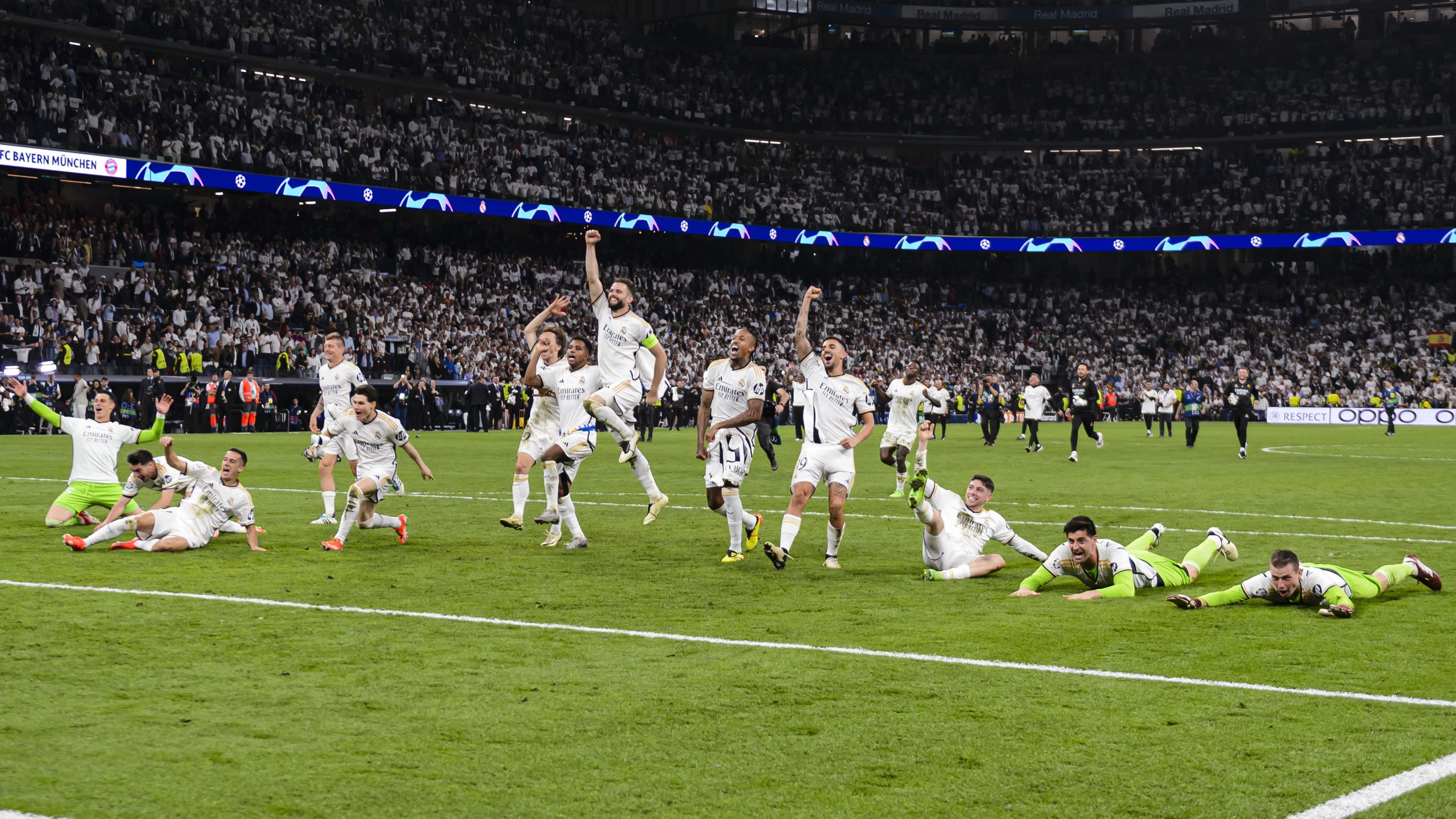 Bírózás ide, bírózás oda, a Real Madrid játékosai önfeledten örültek a döntőbe jutásnak