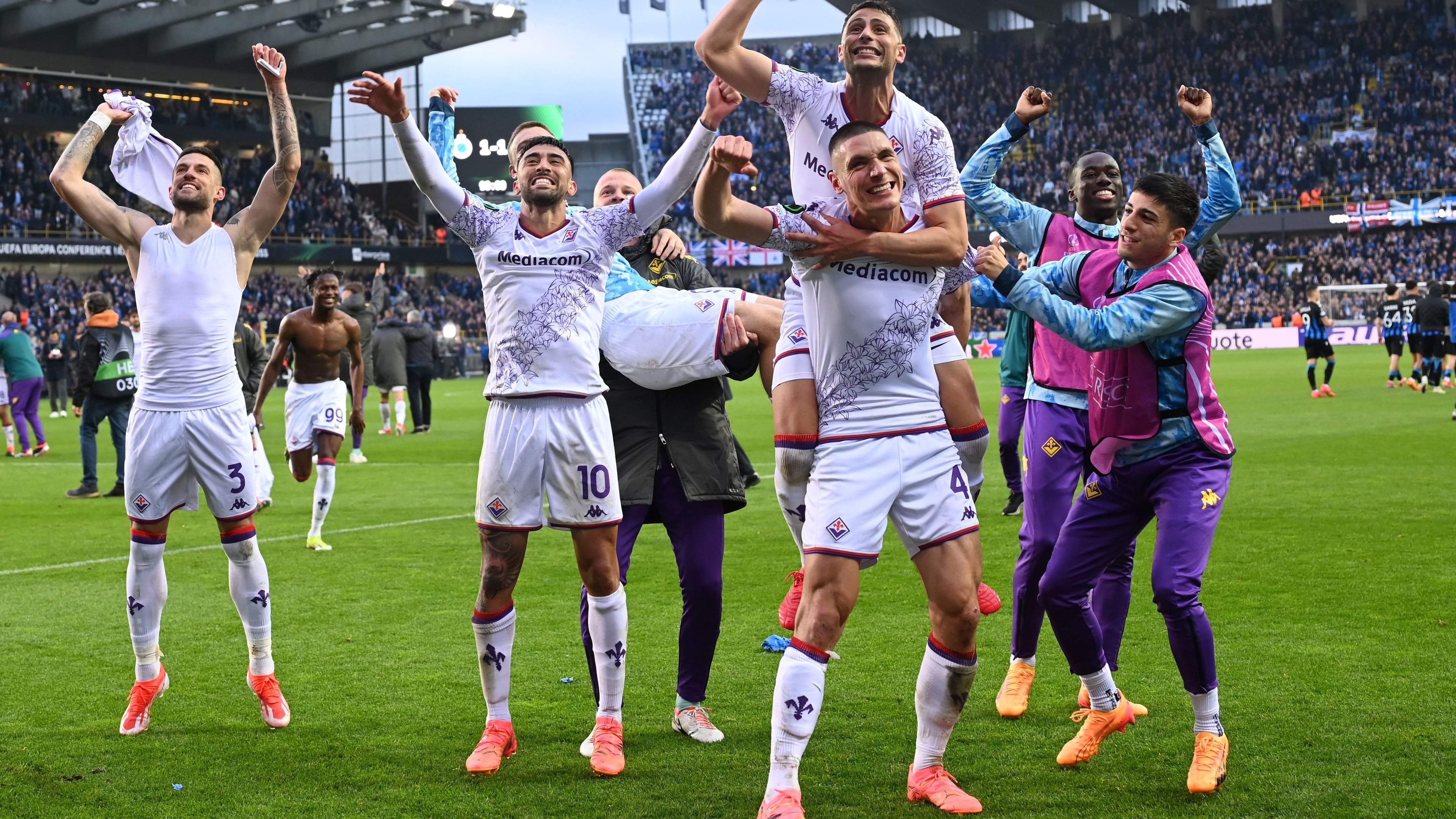 A tavalyi idényhez hasonlóan a Fiorentina idén is Európa Konferencialiga-döntőt játszhat. (Fotó: Getty Images)