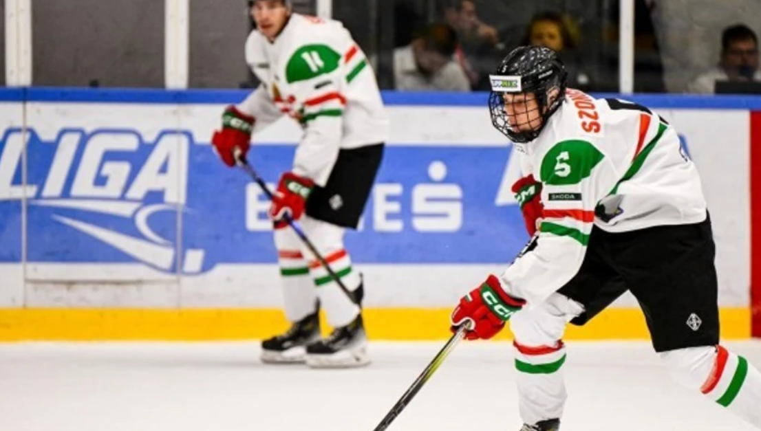 Szongoth Domán 76 év után a legfiatalabb játékos a hoki-vb-n